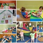 Yoga Play date collage