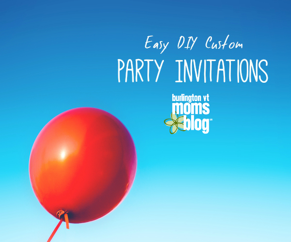 DIY Custom Birthday Party Invitations