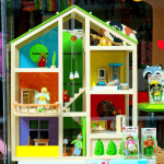 doll house in a toy store