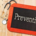 prevention on chalkboard