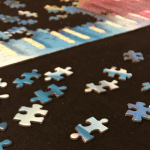 puzzle on table