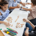 children playing games