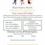 201Black History Month Haiku