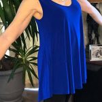 nan in blue top
