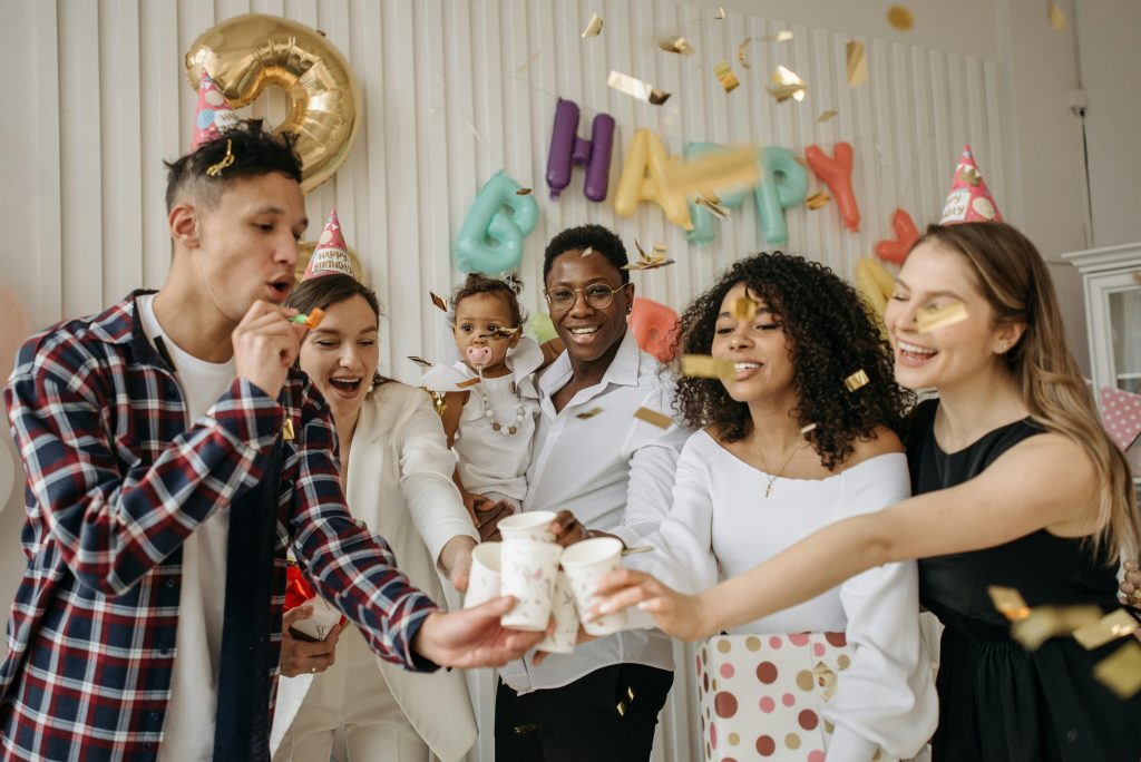 Family celebrating when a teen turns 18