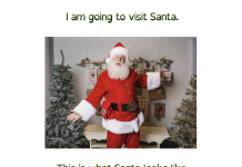 Our Visiting Santa Social Story to Ease Worries visiting santa social story