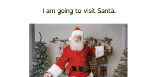 visiting santa social story