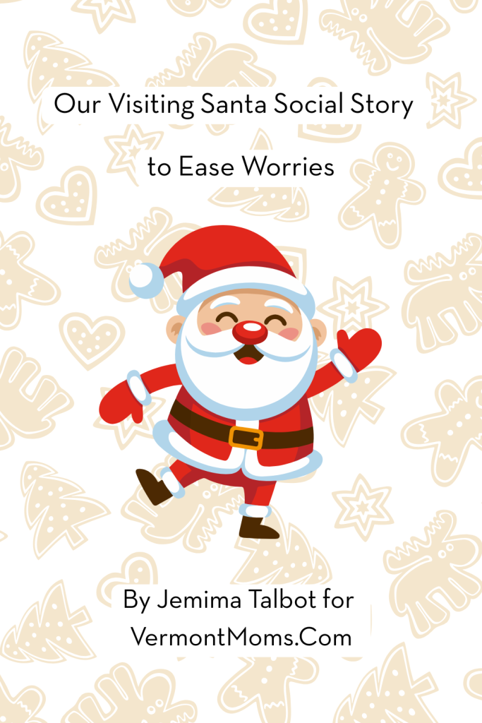 visiting santa social story