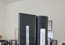 Life Binder and Family Documents Binder to avoid paperwork mess