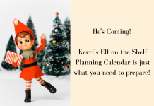 Elf on the Shelf Planning Calendar