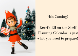 Elf on the Shelf Planning Calendar for the Organized Home Elf on the Shelf Planning Calendar