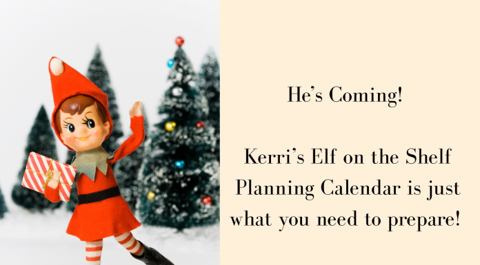 Elf on the Shelf Planning Calendar