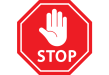 This Fat Mom Rejects Diet Culture and You Can Too stop sign with palm of hand showing